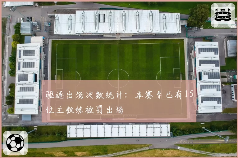 驱逐出场次数统计：本赛季已有15位主教练被罚出场