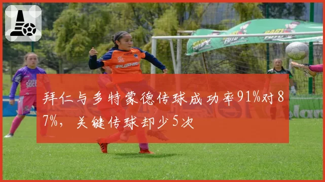 拜仁与多特蒙德传球成功率91%对87%，关键传球却少5次